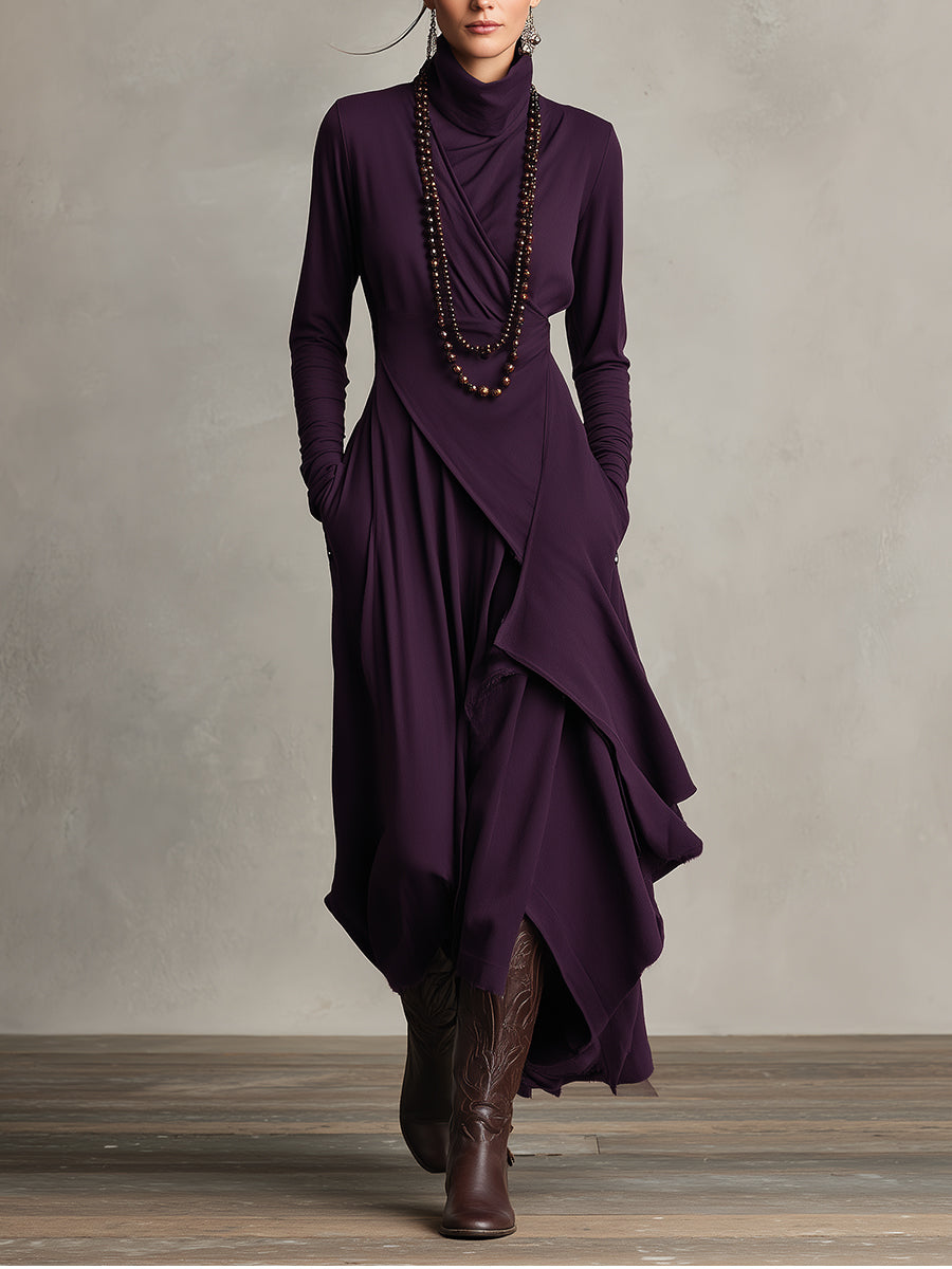 Natalie | Elegant drapert kjole