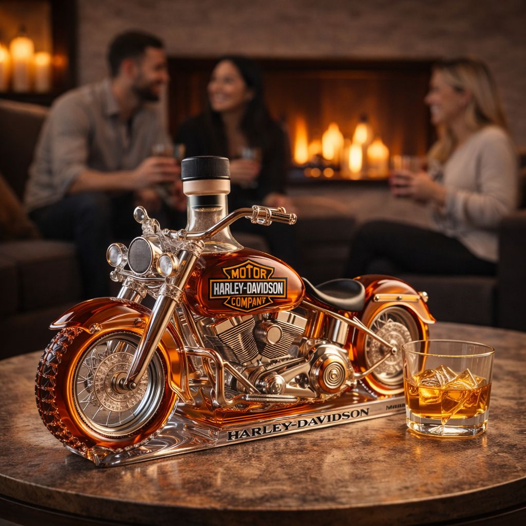 Whiskyflaske - Harley Davidson Utgave