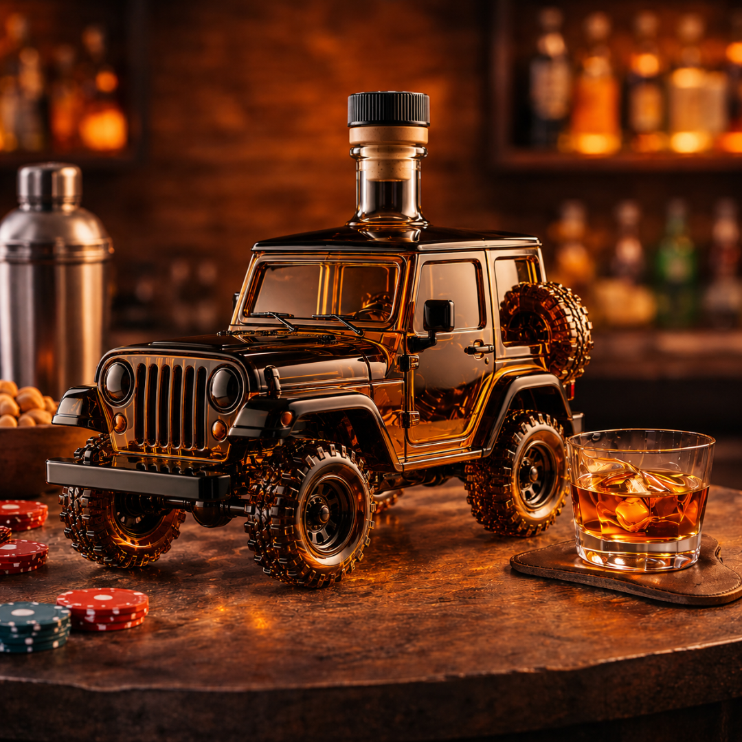 Whiskyflaske - Jeep Edition