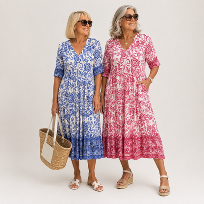 Keisha | Graceful V-Neck Floral