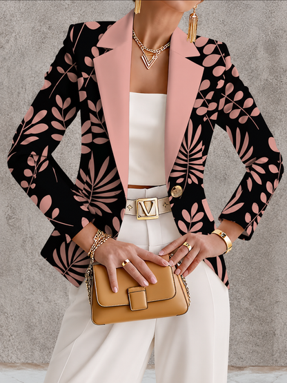 Odaya™ | Pink Leaf Blazer