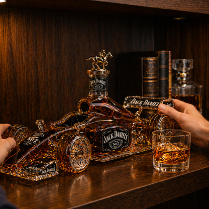 Whiskyflaske - Formel 1-utgave