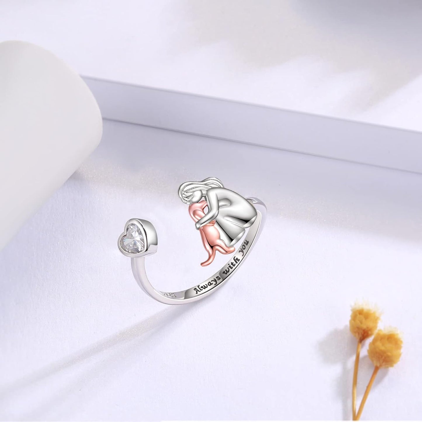 Justerbar ring — Alltid i mitt hjerte