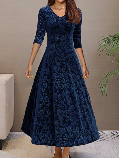 Denise | Fløyels elegant kjole