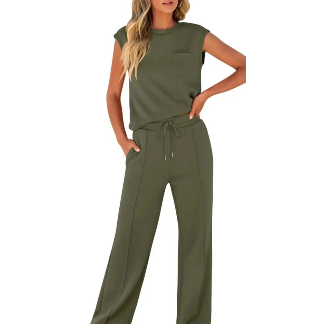 KAIYA™ – Casual Sommer Myk Lounge Co-Ord