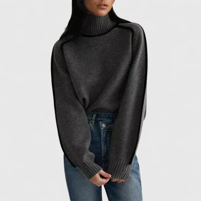 Donna | Elegant høyhalset genser