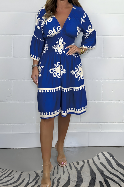 IVY™ | Boho Kjole Midi Uanstrengt Eleganse & Stil