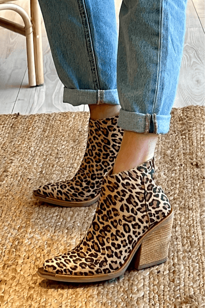 Camille™ | Leopardmønstrede Støvletter