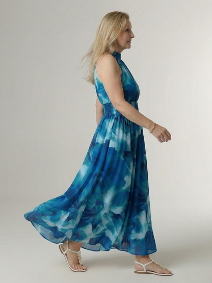 Sylin | Samlet Halter Midi Kjole