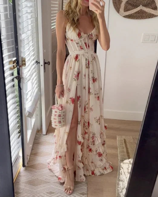 Scarlett™ | Romantisk Blomsterkjole