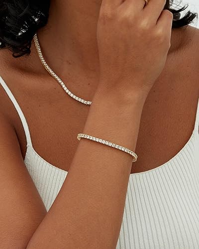 Elegant Klassisk Tennisarmbånd