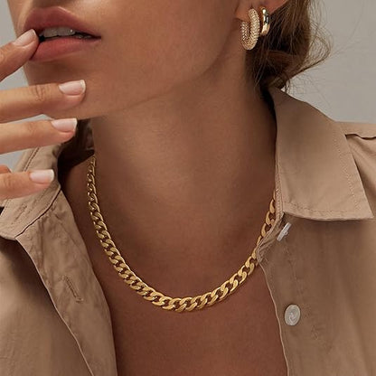 Sofistikert Chunky Cuban Link Halskjede