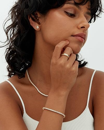 Elegant Klassisk Tennisarmbånd