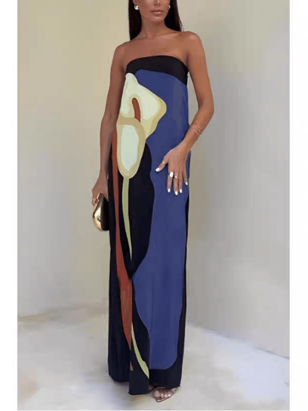 Eliana™ | Chic Uten Ermer Maxi Kjole