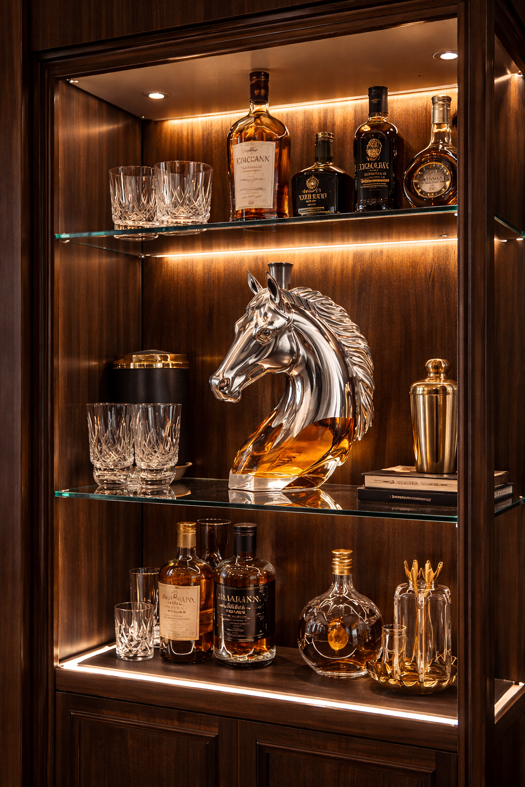 Whiskeyflaske – Hestehodeutgave