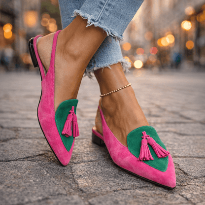 Eliza | Sandals with straps and tassels