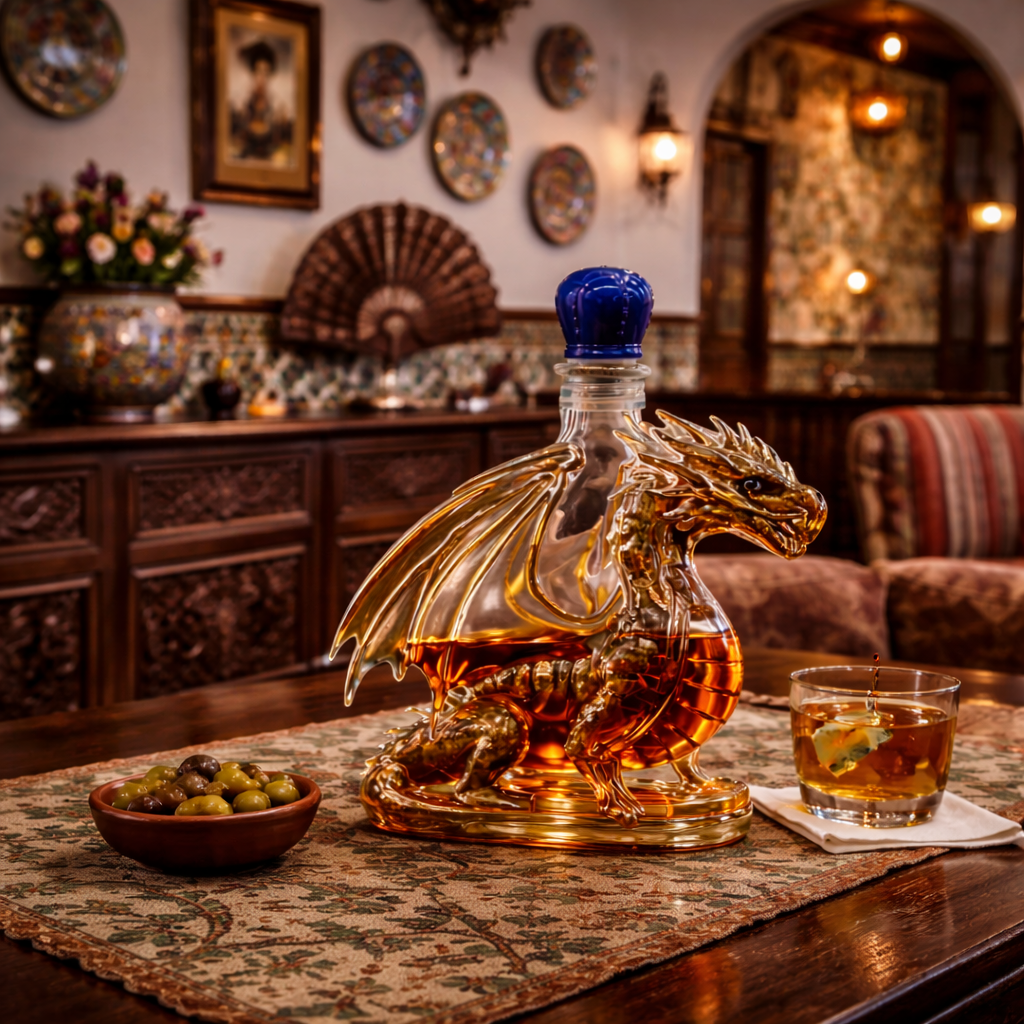 Whiskeyflaske – Drageutgave