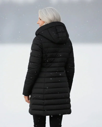 Olivia™ | Ruted A-Linje Vinterjakke
