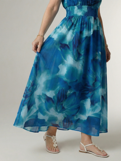 Sylin | Samlet Halter Midi Kjole