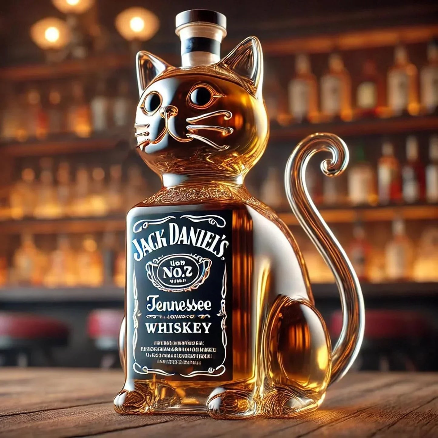 Whiskyflaske - Katteutgave