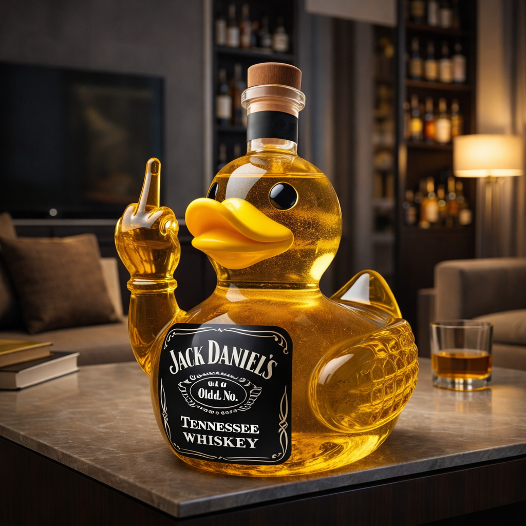 Whiskeyflaske - Rebel Duck Edition