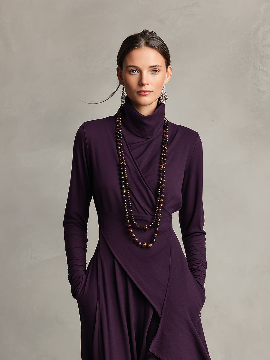 Natalie | Elegant drapert kjole