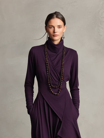 Natalie | Elegant drapert kjole