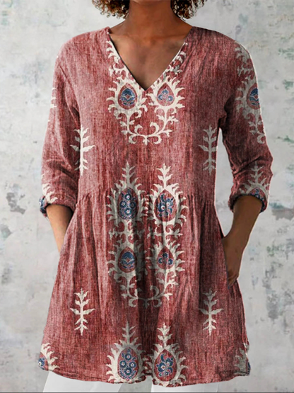 Maeve | Lang V-hals bluse