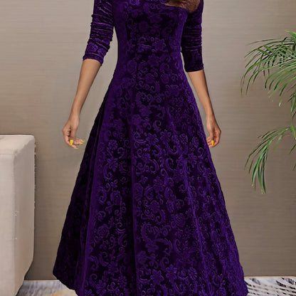 Denise | Fløyels elegant kjole