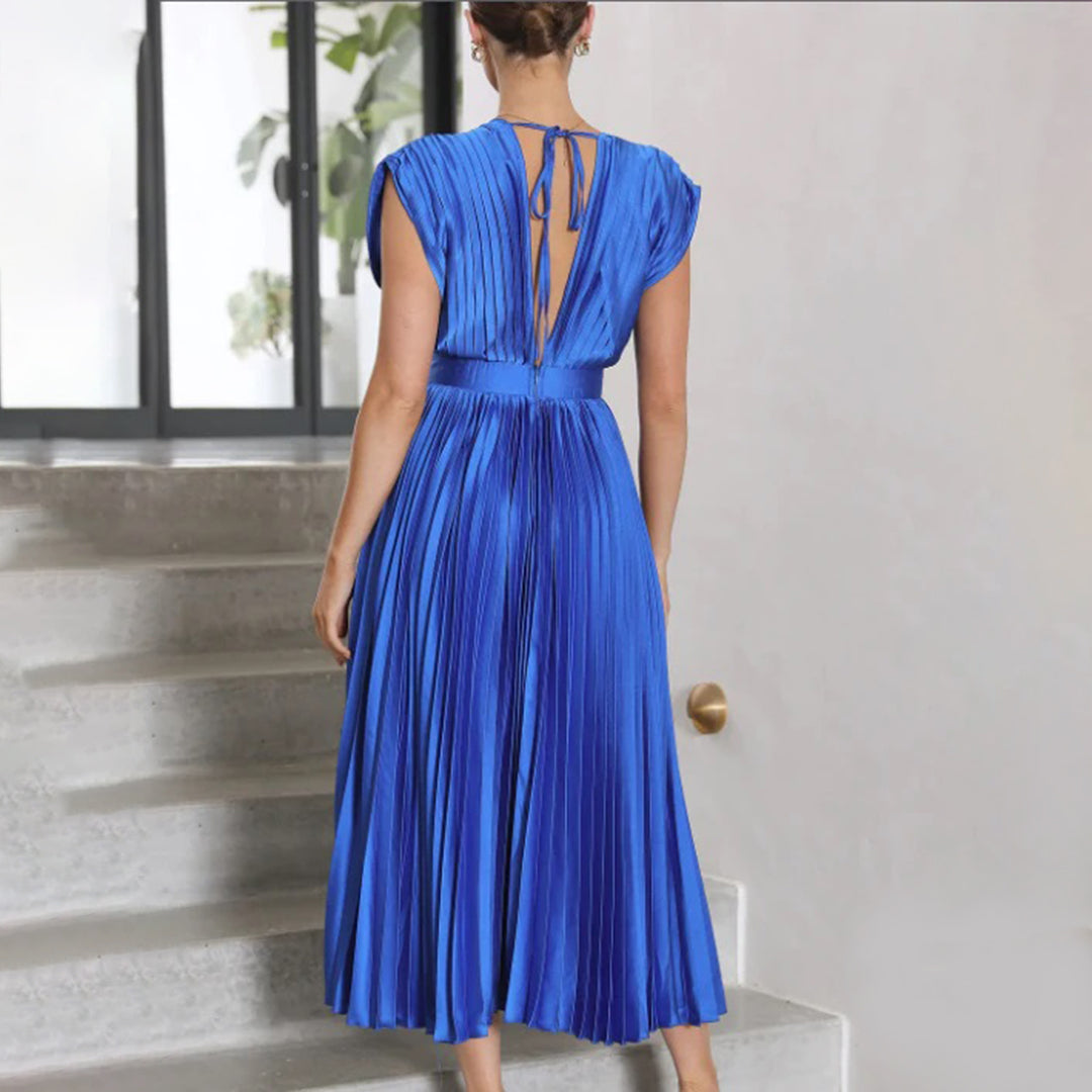 Marni™ | Tidløs Plisserte Midi Kjole