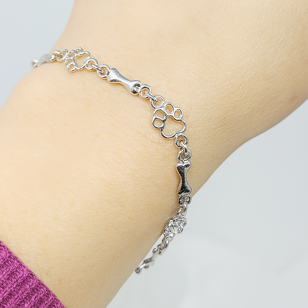 Begrenset utgave Hundepote- og Beinanheng Armbånd