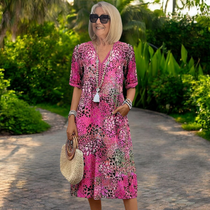 Zara™ | Boho-inspirert flatterende kjole