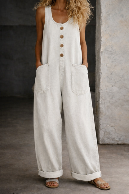 Saylor | Vintage Vasket Bomull Denim Overalls