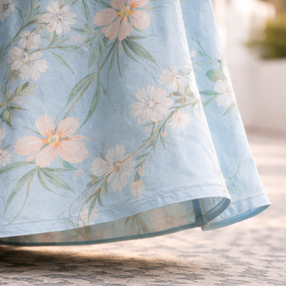 Mary | Elegant Blomsterkjole med en Lett Vibe