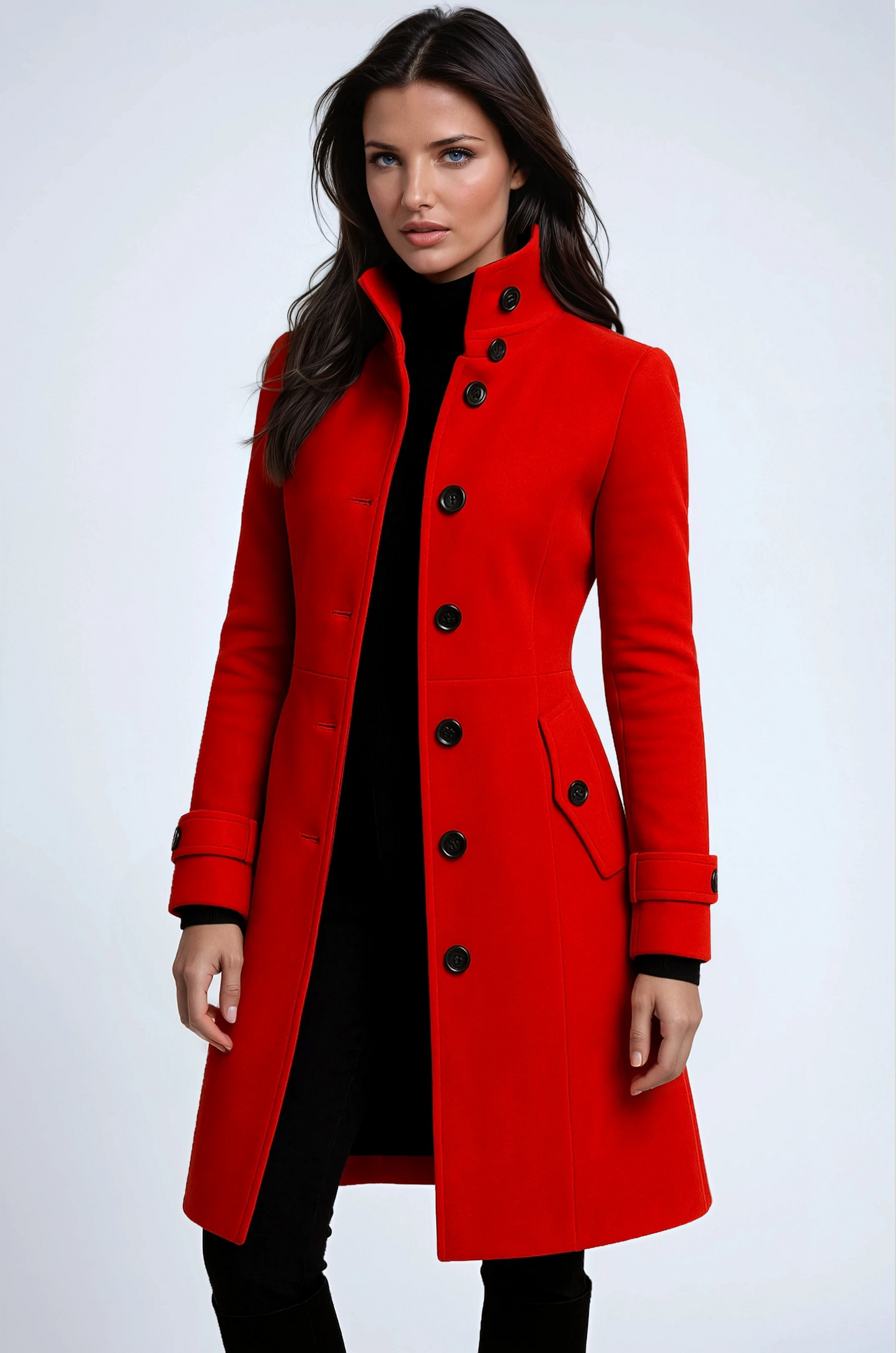 Isolde | Høyhalset Trench Coat