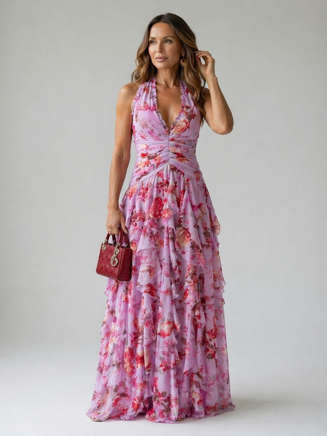 Belladina | Halter Maxi Kjole
