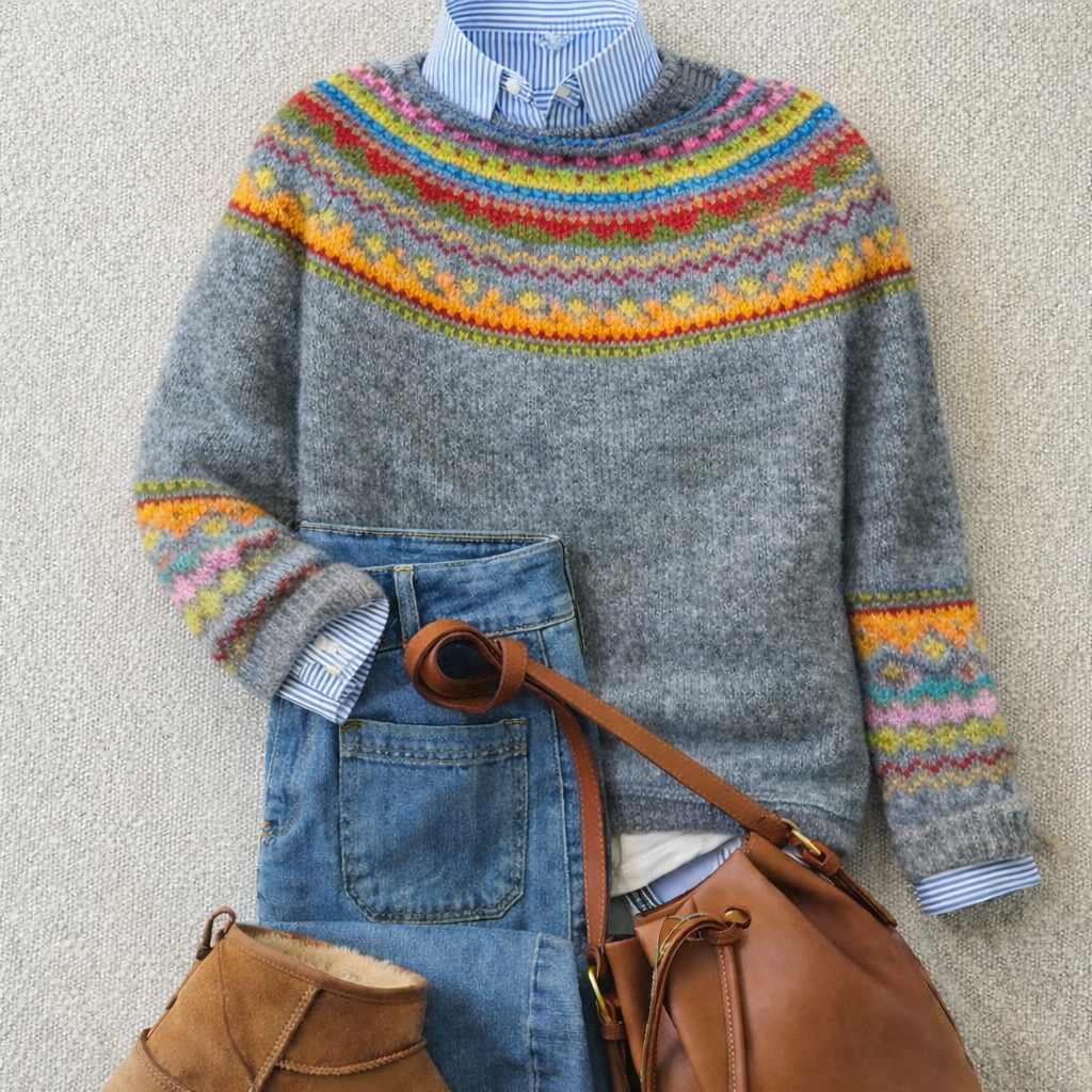 Emily™ | Heritage Nordic Strikkegenser
