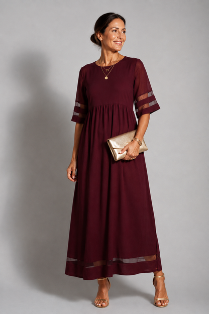 Aubrey™ | Flattering Tummy-Smoothing Midi Dress