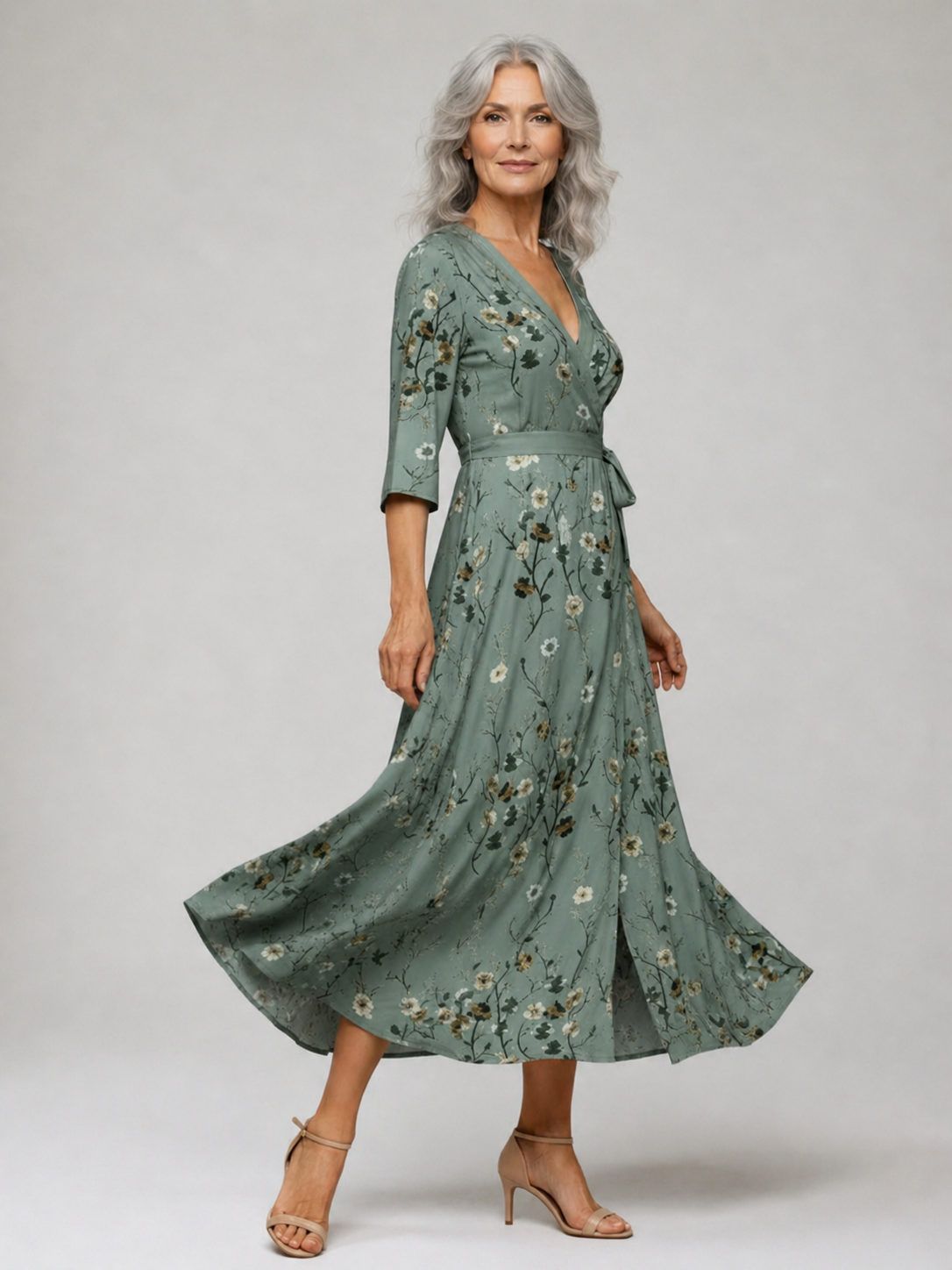 Selora | Halter Bloom Flow Maxi Kjole