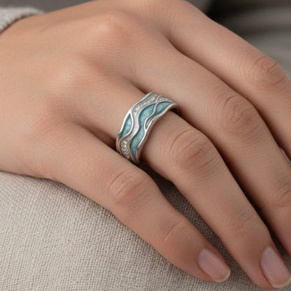 Elegant Bølge Ring