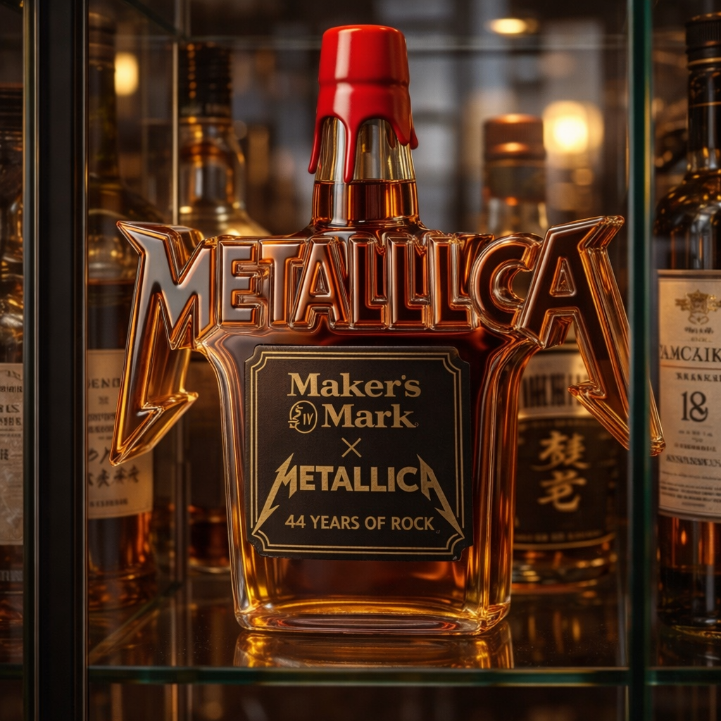 Whiskeyflaske - Metallica Rock Edition
