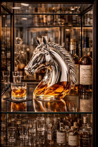 Whiskeyflaske – Hestehodeutgave
