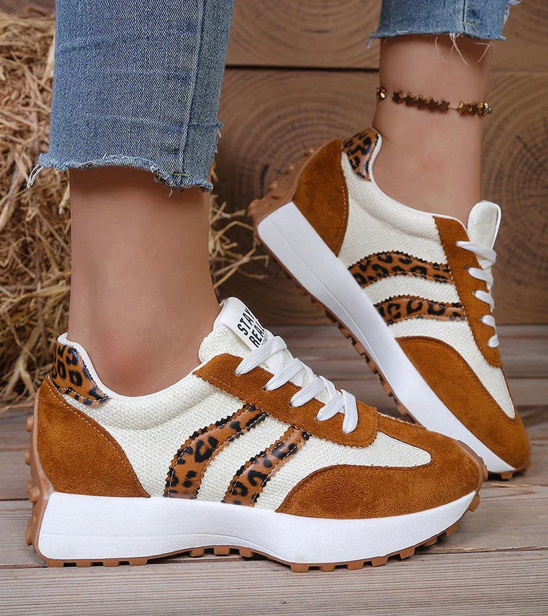 Stilfulle Sneakers med Ultimat Brukskomfort (lys brun)