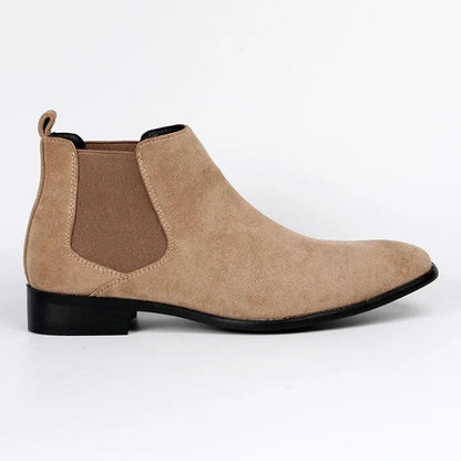 Job | Elegant Beige Chelsea Støvler for den Stilbevisste Mannen