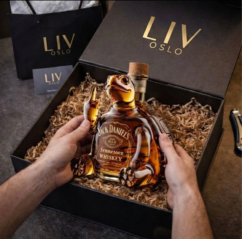 Jack Daniel's Whisky Flaske - Skilpadde Utgave