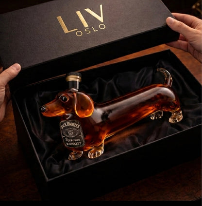 Jack Daniel's Whisky Flaske - Teckel Utgave
