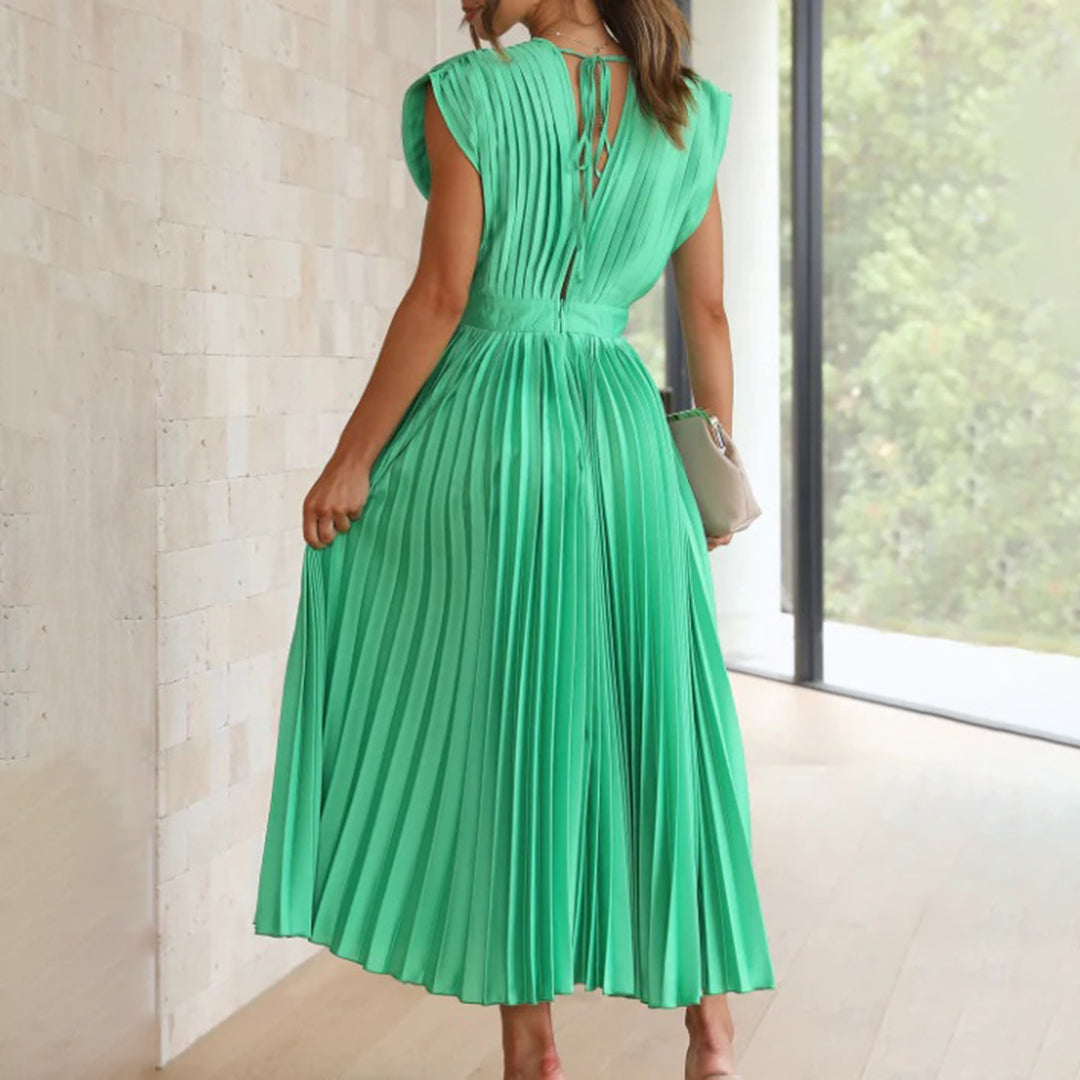 Marni™ | Tidløs Plisserte Midi Kjole