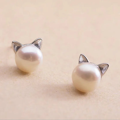 Katt Stud Øredobber