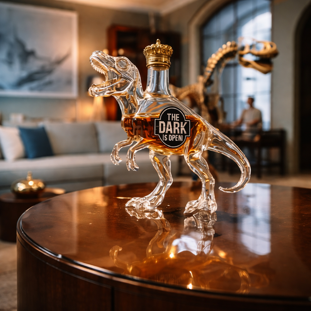 Whiskyflaske - T-Rex Utgave