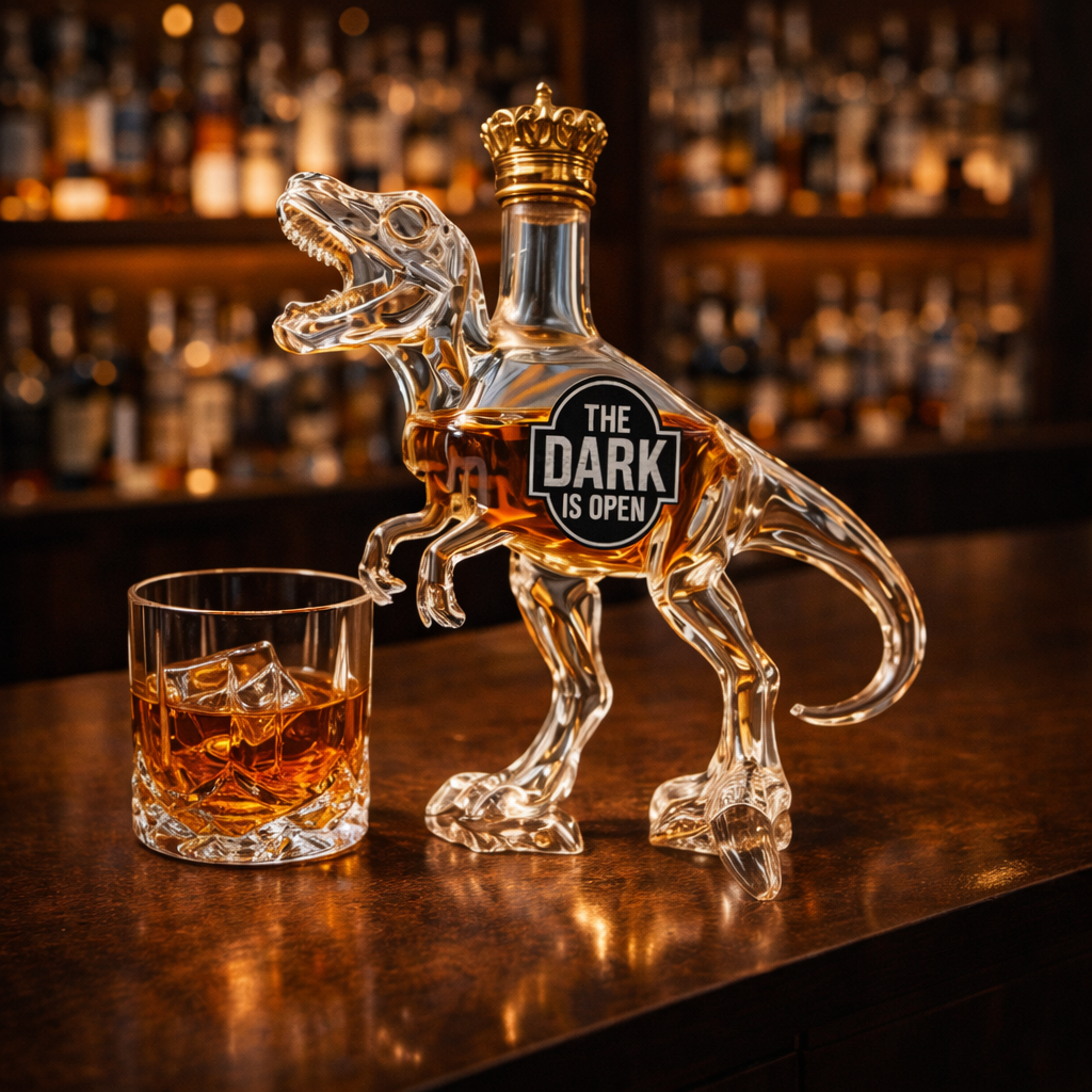 Whiskyflaske - T-Rex Utgave